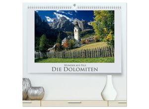 9783435700684 - Wunder aus Fels Die Dolomiten (hochwertiger Premium Wandkalender 2025 DIN A2 quer) Kunstdruck in Hochglanz