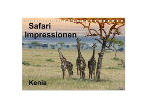 9783435701865 - Safari Impressionen   Kenia (Tischkalender 2025 DIN A5 quer) CALVENDO Monatskalender