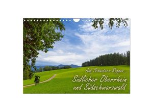 9783435702893 - Auf Schusters Rappen Südlicher Oberrhein und Südschwarzwald (Wandkalender 2025 DIN A4 quer) CALVENDO Monatskalender