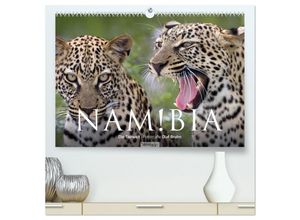 9783435703739 - Namibia - Die Tierwelt (hochwertiger Premium Wandkalender 2025 DIN A2 quer) Kunstdruck in Hochglanz