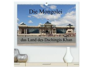 9783435703838 - Die Mongolei das Land des Dschingis Khan (hochwertiger Premium Wandkalender 2025 DIN A2 quer) Kunstdruck in Hochglanz