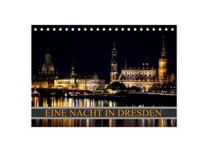 9783435703951 - Eine Nacht in Dresden (Tischkalender 2025 DIN A5 quer) CALVENDO Monatskalender