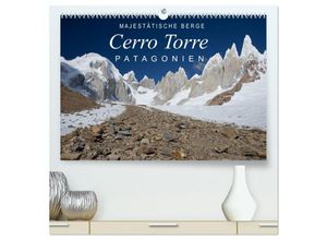 9783435704149 - Majestätische Berge Cerro Torre Patagonien (hochwertiger Premium Wandkalender 2025 DIN A2 quer) Kunstdruck in Hochglanz