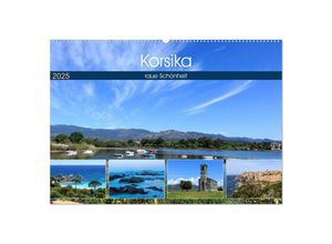 9783435704156 - Korsika - raue Schönheit (Wandkalender 2025 DIN A2 quer) CALVENDO Monatskalender