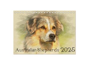 9783435704330 - Australian Shepherds 2025 (Tischkalender 2025 DIN A5 quer) CALVENDO Monatskalender