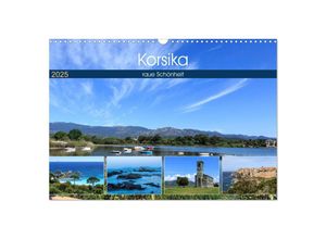 9783435704606 - Korsika - raue Schönheit (Wandkalender 2025 DIN A3 quer) CALVENDO Monatskalender