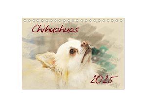 9783435704996 - Chihuahuas 2025 (Tischkalender 2025 DIN A5 quer) CALVENDO Monatskalender