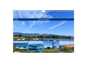 9783435705054 - Korsika - raue Schönheit (Wandkalender 2025 DIN A4 quer) CALVENDO Monatskalender