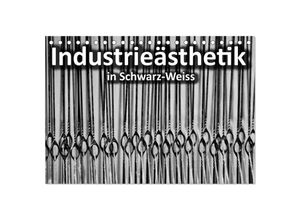 9783435706822 - Industrieästhetik in Schwarz-Weiss (Tischkalender 2025 DIN A5 quer) CALVENDO Monatskalender