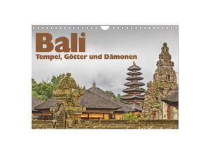 9783435706877 - Bali - Tempel Götter und Dämonen (Wandkalender 2025 DIN A4 quer) CALVENDO Monatskalender