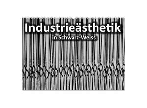 9783435707195 - Industrieästhetik in Schwarz-Weiss (Wandkalender 2025 DIN A2 quer) CALVENDO Monatskalender