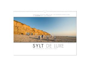 9783435707348 - Emotionale Momente Sylt de Luxe - die schönste deutsche Insel (Wandkalender 2025 DIN A3 quer) CALVENDO Monatskalender