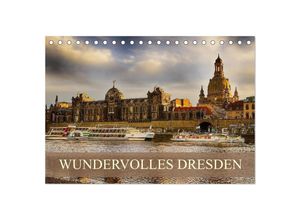 9783435707652 - WUNDERVOLLES DRESDEN (Tischkalender 2025 DIN A5 quer) CALVENDO Monatskalender