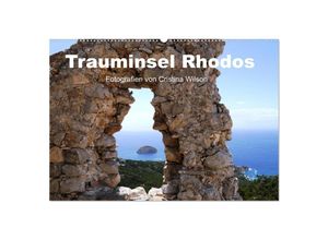 9783435707881 - Trauminsel Rhodos (Wandkalender 2025 DIN A2 quer) CALVENDO Monatskalender