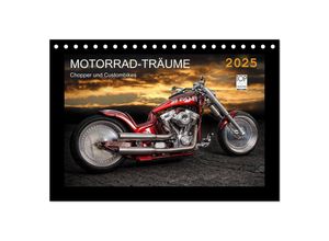 9783435707973 - Motorrad-Träume - Chopper und Custombikes (Tischkalender 2025 DIN A5 quer) CALVENDO Monatskalender