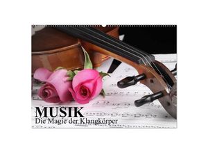 9783435708338 - Musik - Die Magie der Klangkörper (Wandkalender 2025 DIN A2 quer) CALVENDO Monatskalender