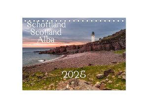 9783435708352 - Schottland - Scotland - Alba (Tischkalender 2025 DIN A5 quer) CALVENDO Monatskalender