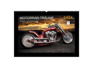 9783435708505 - Motorrad-Träume - Chopper und Custombikes (Wandkalender 2025 DIN A2 quer) CALVENDO Monatskalender