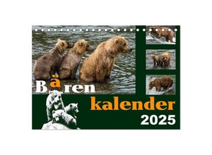 9783435708994 - Bärenkalender (Tischkalender 2025 DIN A5 quer) CALVENDO Monatskalender