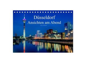 9783435709373 - Düsseldorf - Ansichten am Abend (Tischkalender 2025 DIN A5 quer) CALVENDO Monatskalender