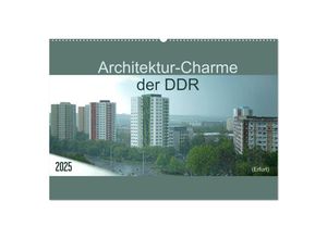 9783435710423 - Architektur-Charme der DDR (Erfurt) (Wandkalender 2025 DIN A2 quer) CALVENDO Monatskalender