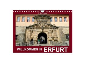 9783435710430 - Willkommen in ERFURT (Wandkalender 2025 DIN A4 quer) CALVENDO Monatskalender