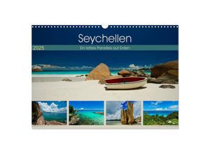 9783435710645 - Seychellen - Ein letztes Paradies auf Erden (Wandkalender 2025 DIN A3 quer) CALVENDO Monatskalender