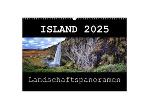 9783435711161 - Island 2025 Landschaftspanoramen (Wandkalender 2025 DIN A3 quer) CALVENDO Monatskalender