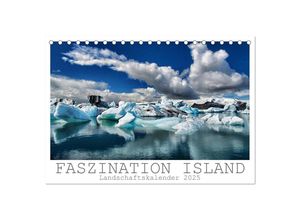 9783435711291 - Faszination Island - Landschaftskalender 2025 (Tischkalender 2025 DIN A5 quer) CALVENDO Monatskalender