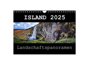 9783435711581 - Island 2025 Landschaftspanoramen (Wandkalender 2025 DIN A4 quer) CALVENDO Monatskalender