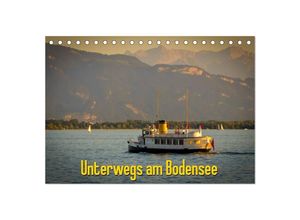 9783435713134 - Unterwegs am Bodensee (Tischkalender 2025 DIN A5 quer) CALVENDO Monatskalender