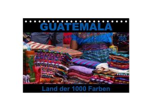 9783435713776 - Guatemala - Land der 1000 Farben (Tischkalender 2025 DIN A5 quer) CALVENDO Monatskalender