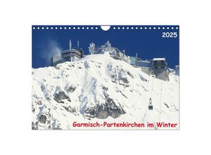 9783435714636 - Garmisch-Partenkirchen im Winter (Wandkalender 2025 DIN A4 quer) CALVENDO Monatskalender