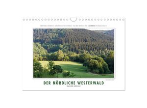 9783435714957 - Emotionale Momente Der nördliche Westerwald - rau und herzlich (Wandkalender 2025 DIN A4 quer) CALVENDO Monatskalender