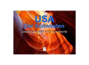 9783435715107 - USA Der Südwesten - Einzigartige Monumente (Wandkalender 2025 DIN A2 quer) CALVENDO Monatskalender