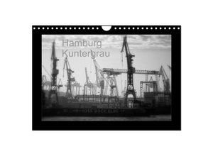 9783435716401 - Hamburg Kuntergrau (Wandkalender 2025 DIN A4 quer) CALVENDO Monatskalender