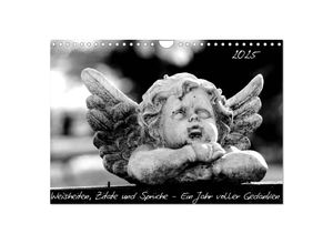 9783435800780 - Weisheiten Zitate und Sprüche - Ein Jahr voller Gedanken 2025 CH Version (Wandkalender 2025 DIN A4 quer) CALVENDO Monatskalender