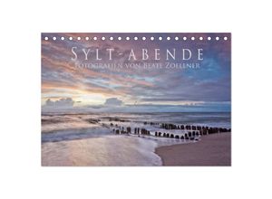 9783435806850 - Sylt-Abende - Fotografien von Beate Zoellner (Tischkalender 2025 DIN A5 quer) CALVENDO Monatskalender