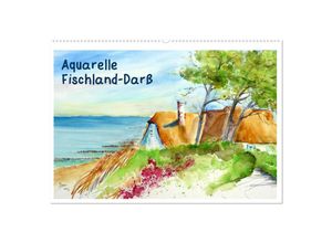 9783435812042 - Aquarelle - Fischland-Darß (Wandkalender 2025 DIN A2 quer) CALVENDO Monatskalender