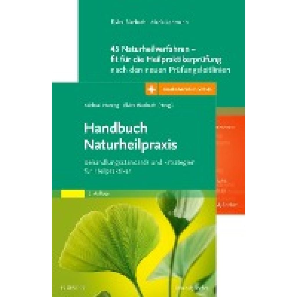 9783437555923 - Bierbach Elvira Handbuch Naturheilpraxis + 45 Naturheilverfahren - fit für die Heilpraktikerprüfung Set