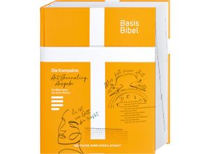 9783438009227 - Basisbibel Die Kompakte Art Journaling Kreativedition zum künstlerischen Selbstgestalten Kreative Bibelarbeit moderne Bibelübersetzung mit Schreibrand zum Malen Zeichnen und Collagieren Gebunden