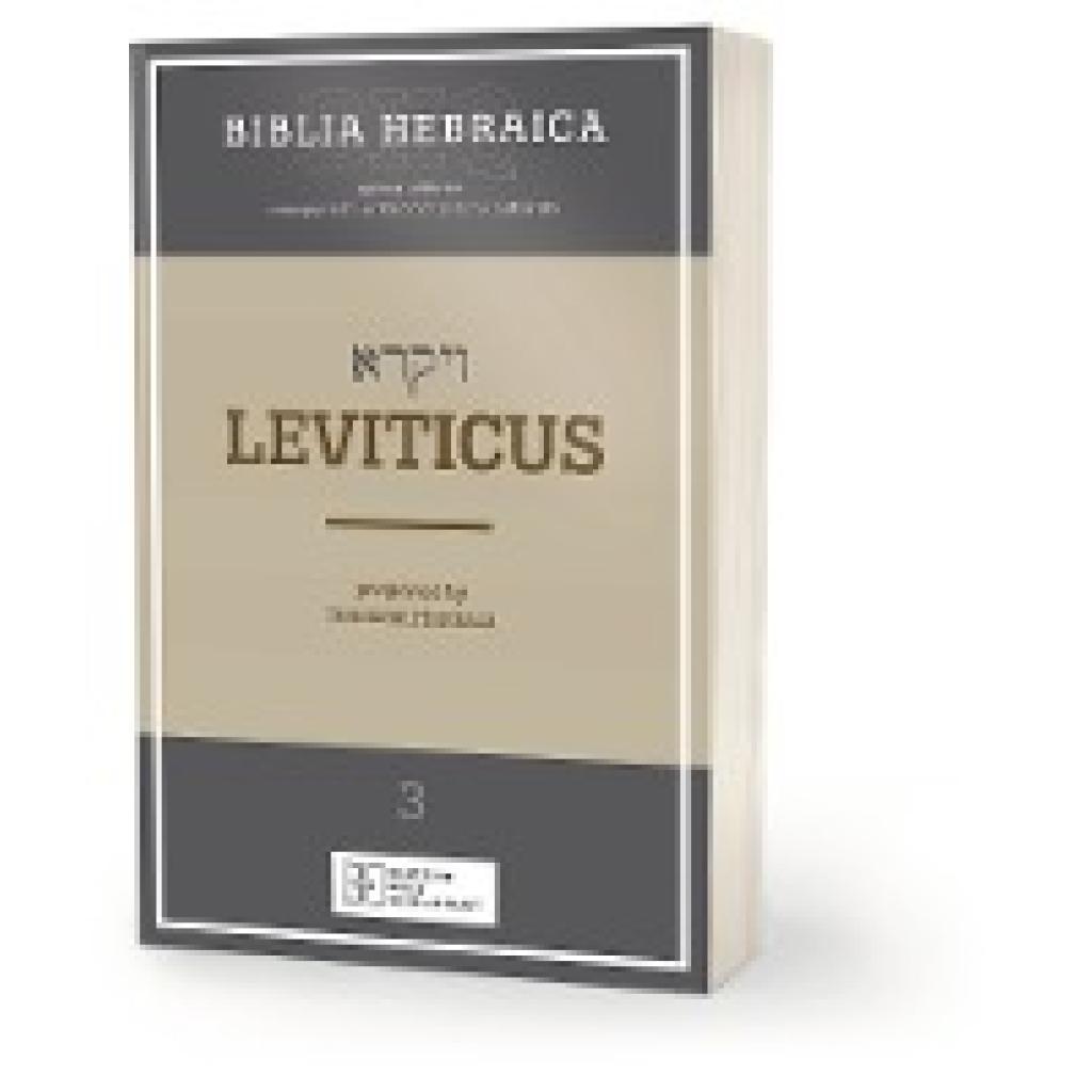 9783438052636 - Biblia Hebraica Quinta (BHQ) Gesamtwerk zur Fortsetzung   Biblia Hebraica Quinta (BHQ) - Leviticus