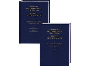 9783438056054 - Novum Testamentum Graecum Editio Critica Maior   Die Katholischen Briefe 2 TeileBd4 1-2 Leinen