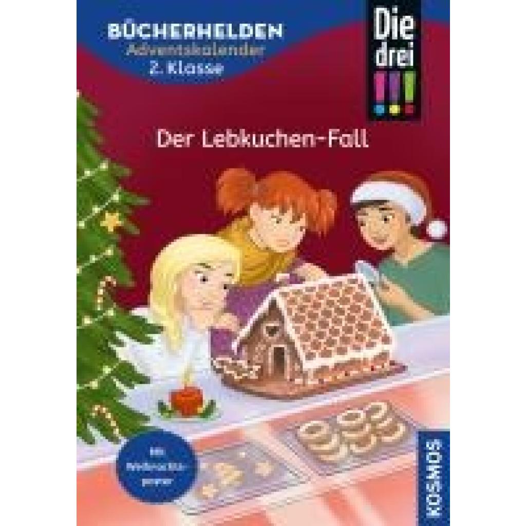 9783440179482 - Scheller Anne Die drei !!! Bücherhelden 2 Klasse Adventskalender Der Lebkuchen-Fall
