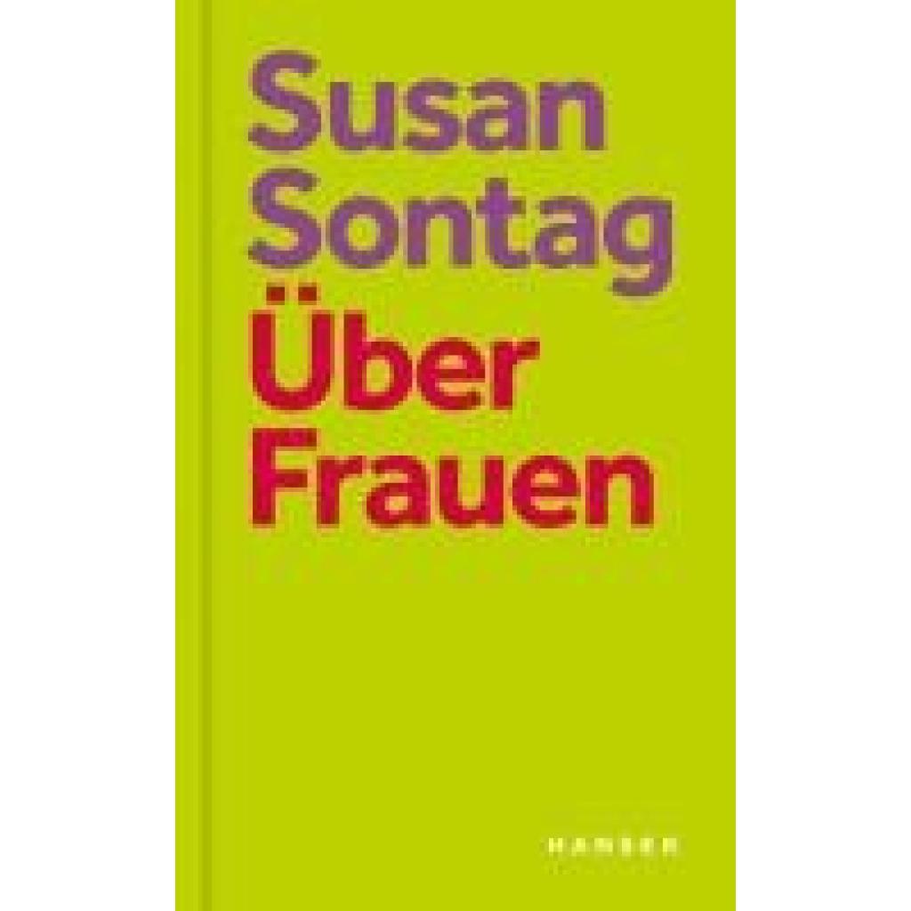 9783446274822 - Sontag Susan Über Frauen