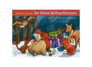 9783446278400 - Der kleine Weihnachtsmann Postkarten-Set - Henrike Wilson