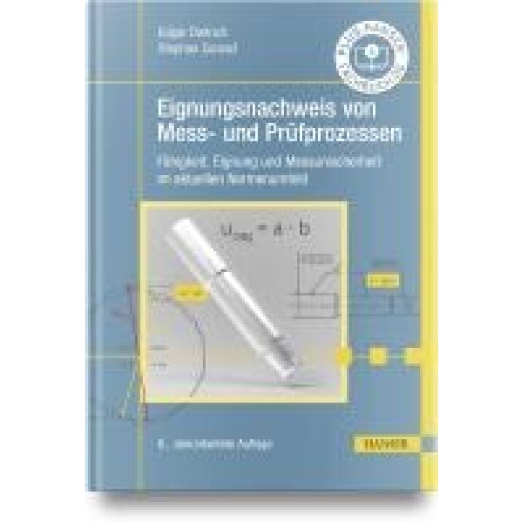 9783446476981 - Dietrich Edgar Eignungsnachweis von Mess- und Prüfprozessen