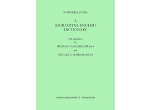 9783447030557 - A Saurashtra-English Dictionary - Norihiko Ucida Kartoniert (TB)