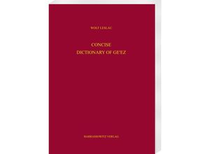 9783447062831 - Concise Dictionary of Ge¿ez - Wolf Leslau Kartoniert (TB)