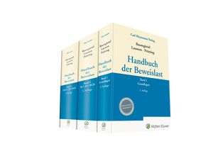 9783452298355 - Handbuch der Beweislast (Bundle Bände 1-3) Gebunden